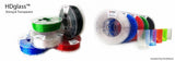 PETG Filament HDglass 2.85mm See Through Blue 750 gram 3D Printer Filament - Front View