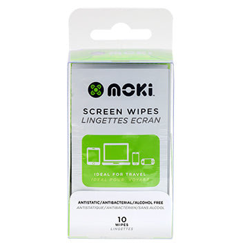 Moki 10 Pack Portable Device Screen Wipes