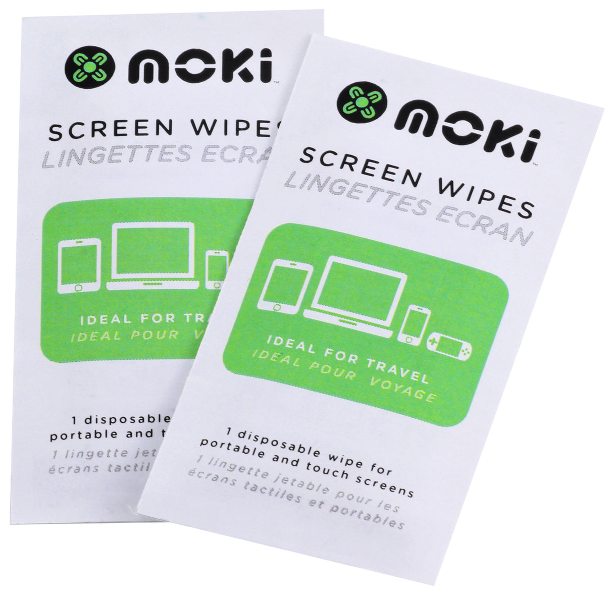 Moki 10 Pack Portable Device Screen Wipes
