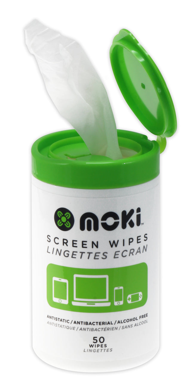 Moki Screen Cleaning Wipes - 50 Count