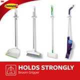 Command Broom Gripper, 3 Grippers, 6 Large Strip, 17007-3NA - Front View