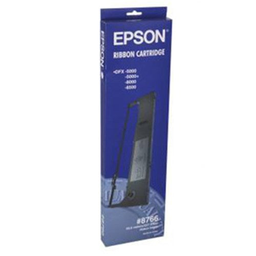 Epson Black Ribbon Cartridge 8766 for DFX-5000/8000 Series Printers