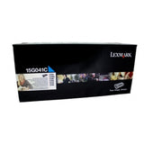 LEXMARK 15G041C CYAN PREBATE TONER YIELD 6000 PAGES FOR C752 760 762
