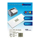 AVERY LIP Label 38941 21Up Bx100