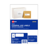 AVERY Gen Label L7157GU 33 Labels per Sheet, Box of 100 - Side View