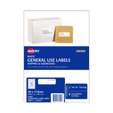 AVERY Gen Label L7516GU 45-Up Labels, Pack of 100