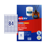 AVERY L7656 Multi-Purpose Lip Labels - 84 Labels per Sheet, Pack of 25