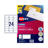 AVERY Laser Label QP L7159 24Up Pack of 100 - Front View