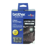 BROTHER LC67 Black Twin Pack - Front View