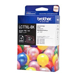 Brother LC-77XLBK Black Super High Yield Ink Cartridge - MFC-J6510DW/J6710DW/J6910DW/J5910DW - up to 2400 pages - Front View