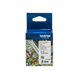 BROTHER CZ1002 Tape Cassette Full Colour continuous label roll, 12mm wide to Suit VC-500W - Front View