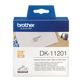 Brother WHITE STANDARD ADDRESS LABELS, 29MM X 90MM 400 LABELS PER ROLL - Front View