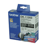 BROTHER DK11203 White File Folder Labels 17mm X 87mm 300 Labels - Front View