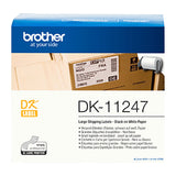 BROTHER DK11247 White Label - Front View
