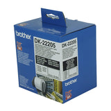 Brother DK-22205 Consumer Paper Roll - Front View