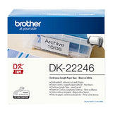 BROTHER DK22246 White Roll - Front View