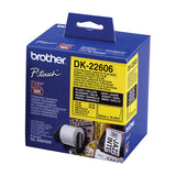 BROTHER DK22606 Yellow Roll - Front View