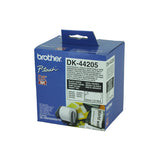 BROTHER DK44205 White Roll - Front View