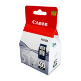 CANON PG512 HY Black Ink Cartridge - Front View