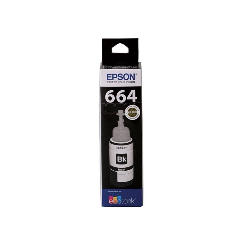 EPSON T664 Black EcoTank Bottle