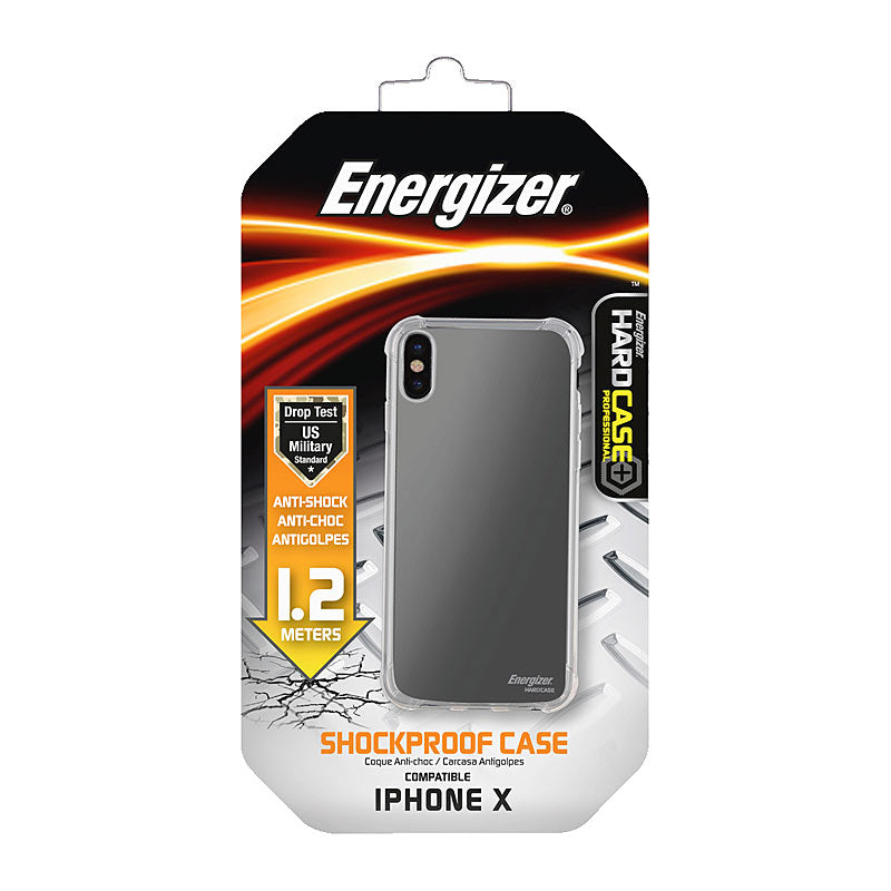 Energizer Military-Grade Shockproof TPU Case for iPhone X (ENAS1IX)