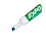 EXPO White Board Marker Blt Tip Green Box of 12 - Top-Down View