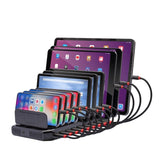 LINDY 10 x USB Charging Hub - Front View