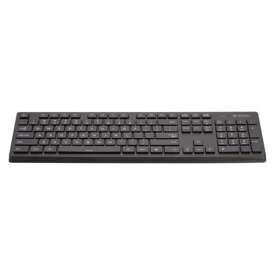 MOKI INTERNATIONAL Black Wireless Keyboard with USB Nano Receiver