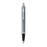 PARKER IM LtBl Grey Ball Pen Med Tip - Front View