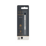 PARKER Ball Pen Refill Broad Black Tip - Front View