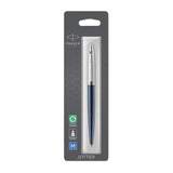 PARKER Jotter RoyBl ChrTrm Ball Pen - Top-Down View