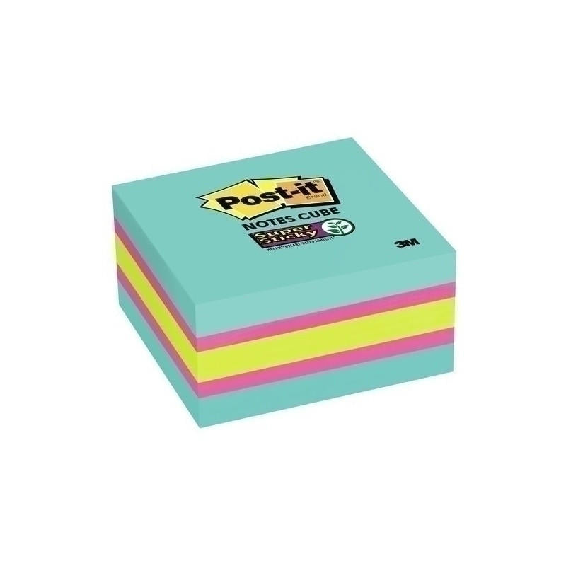 POST-IT SUPER STICKY CUBE 76X76MM BX4
