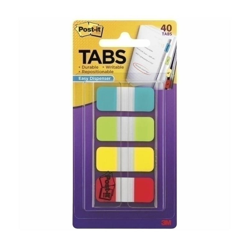 POST-IT Durable Tabs 15mm 676-ALYR Pack of 40 Box of 6