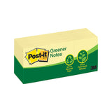 POST-IT Note 653-RP Yellow 35X48 Pack of 12 - Front View