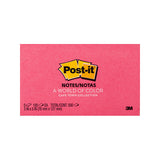 POST-IT Note 655-5PK CT 73X123 Pack of 5 - Top-Down View