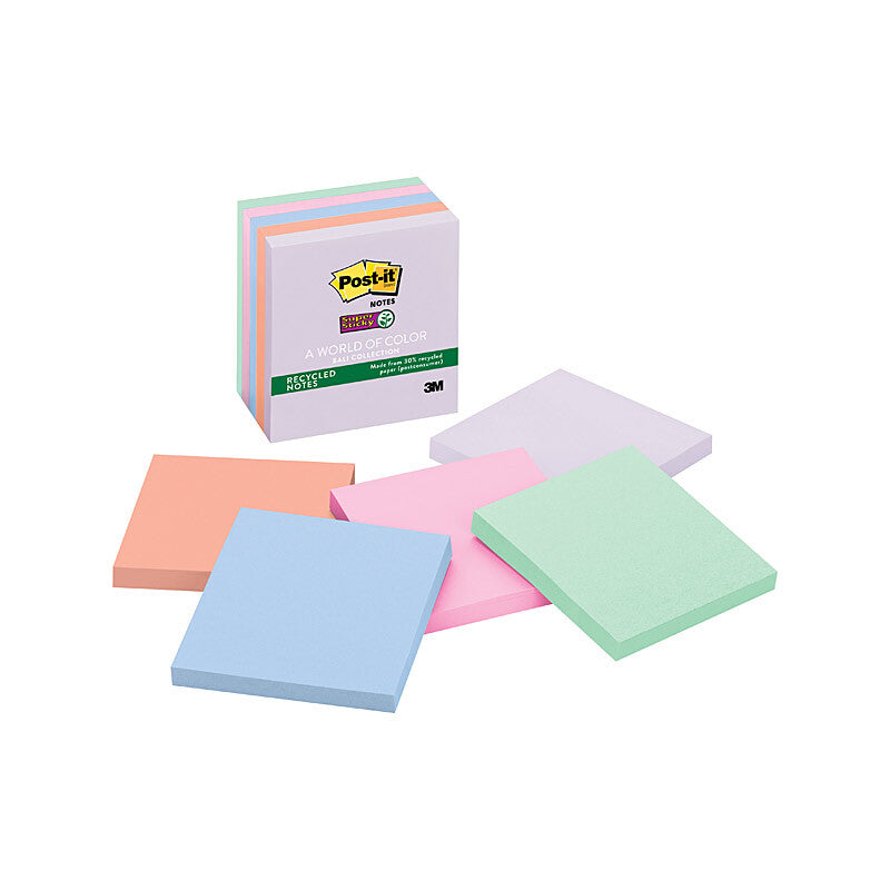 Post-It Super Sticky Notes Bali Collection - Set of 5