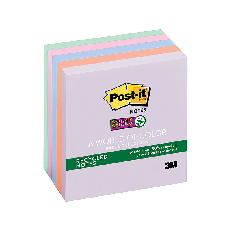 Post-It Super Sticky Notes Bali Collection - Set of 5