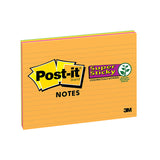 POST-IT 6845-SSPL Lned 203X152 Pack of 4 - Front View