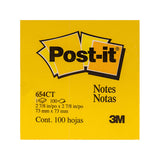 Post-It Neon Citrus Notes 73x73 mm, Box of 12 - Top-Down View