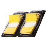 POST-IT Flag 680-YW2 Yw Pack of 2 Box of 6 - Side View