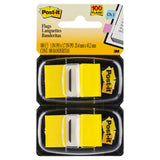 POST-IT Flag 680-YW2 Yw Pack of 2 Box of 6 - Top-Down View
