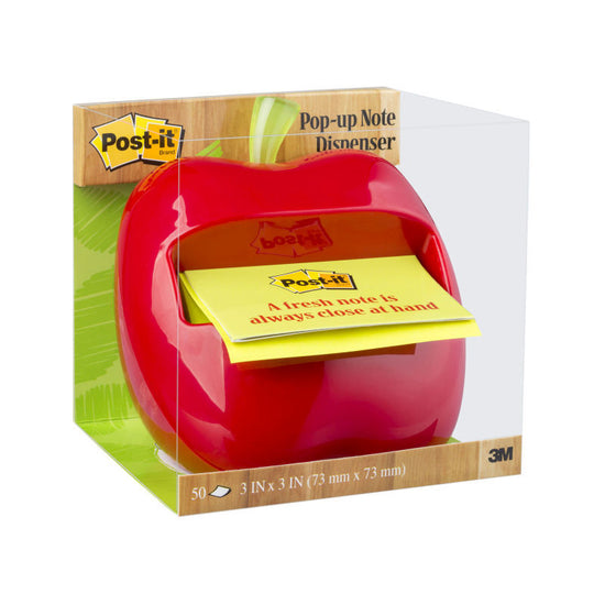 Apple-Shaped Post-It Note Dispenser