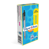 PAPER MATE InkJoy 100RT Ball Pen Black Box of 12 - Side View