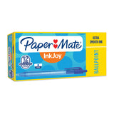 PAPER MATE InkJoy 100RT Ball Pen Blue Box of 12 - Side View