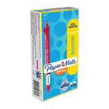 PAPER MATE InkJoy 300RT Ball Pen Red Box of 12 - Side View