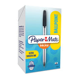 PAPER MATE InkJoy 50ST Ball Pen Black Box of 60 - Front View