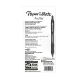 PAPER MATE Prfl Gel 0.7mm Ast Pack of 4 Box of 6 - Top-Down View