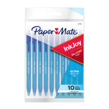PAPER MATE InkJ Ball Pen 100RT Blue Pack of 10 Box of 12