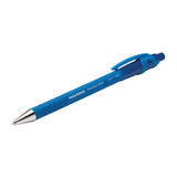 PAPER MATE Flexi Grip Retractable Ball Pen 0.8mm Blu Box of 12 - Top-Down View
