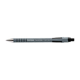 PAPER MATE Flexi Grip Retractable Ball Pen 0.8mm Black Box of 12 - Side View